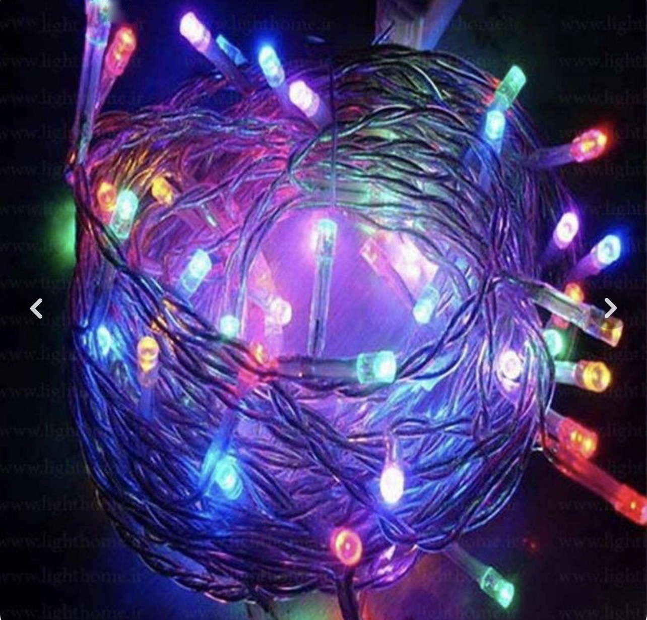 ریسه چراغدار کریسمس 10 متری 