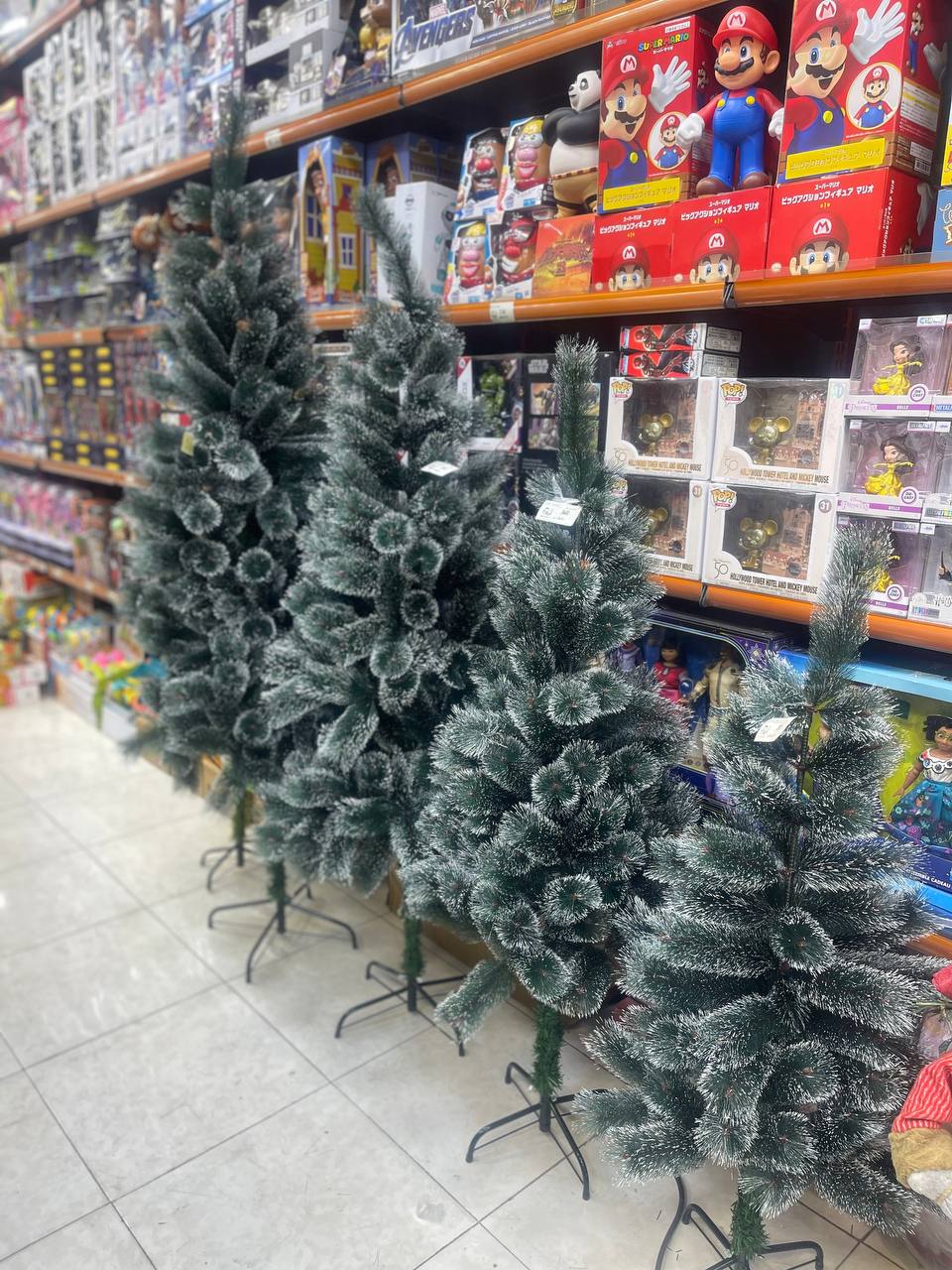 درخت کریسمس ۲۵۰ سانت سوزنی نوک‌برفی 